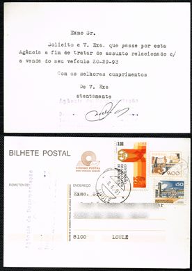 Bilhete Postal (vermelho)