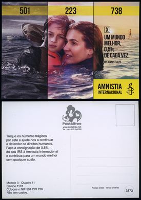 Amnistia Internacional postalfree 3873