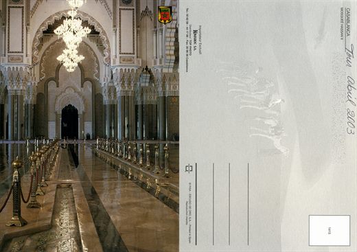 Marrocos Casablanca Mosquee Hassan II - 1413