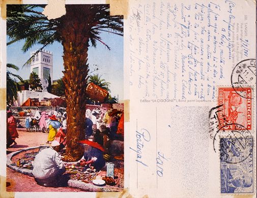 Marrocos Tanger Vue artistique de lEglise Anglaise - 530