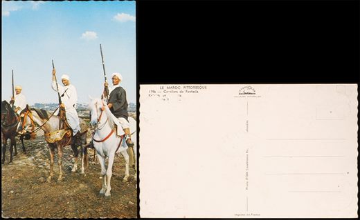 Marrocos - ITTAH Le Marroc Pittoresque 1796 - Cavaliers de Fantasia