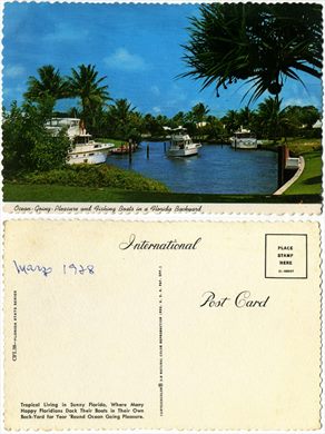 EUA Florida canais de agua - D-18867