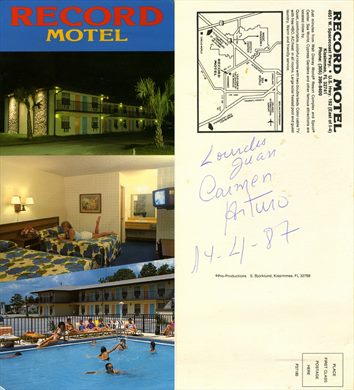 EUA Florida Kissimee Record Motel