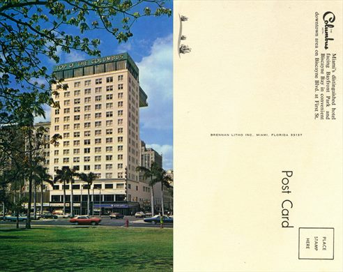 EUA Florida Miami The Columbus Hotel