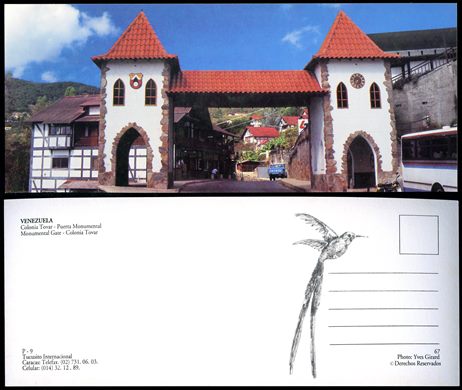 Venezuela - Colonia Tovar - Puerta Monumental P-9
