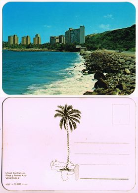 Venezuela, Litoral Central con Playa y Puerto Azul 84.14.001 274 426 (Intana)