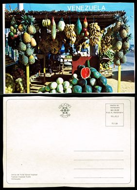 Venezuela - venta de fruta tipica tropical - Ediciones Ascona 941.33.22
