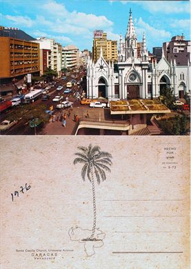 Venezuela Caracas Iglesia Santa Capilla Av. Urdaneta - 64-3-72
