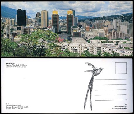 Venezuela Caracas - Vista desde El Calvario P-6