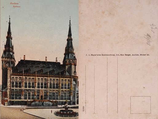 Alemanha Aachen Rathaus (J. A. Mayersche Buchhandlung) 95574