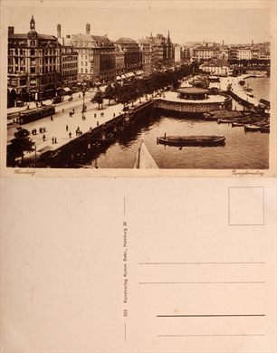 Alemanha Hamburgo Jungfernstieg (Kumm Gebr.) 503