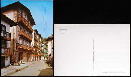 Espanha Fuenterrabia Calle de Santiago