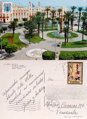 Espanha Melilla Plaza de Espanha - Montero - 1335
