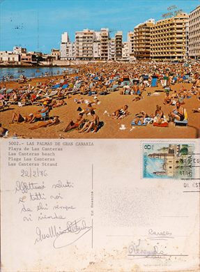 Espanha Las Palmas de Gran Canaria Playa de Las Canteras - 5002