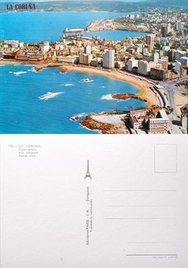 Espanha La Coruna Vista aerea - 726
