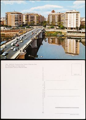 Espanha Sevilla Puente de San Telmo y Plaza de Cuba - 180