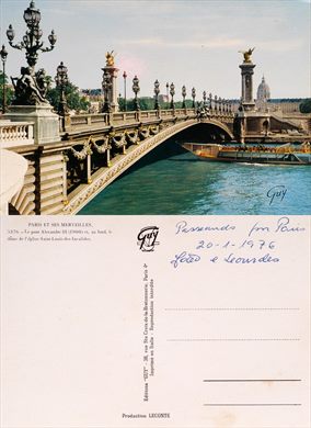 Franca Paris Le pont Alexandre III (Guy) 5376