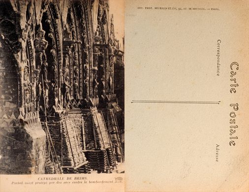 Franca Reims Catedral (Neurdein et Cie.) (Vise Paris) N2