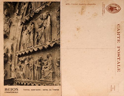 Franca Reims Catedral (Societe des Amis de la Cathedrale de Reims) (Cliche Lefevre-Pontalis) N3