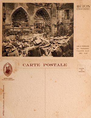 Franca Reims Catedral (Societe des Amis de la Cathedrale de Reims) (Collection Antony Thouret) N35