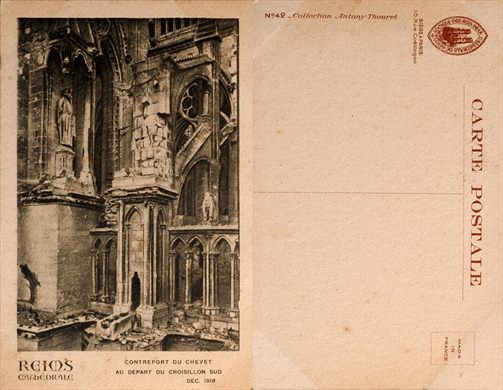 Franca Reims Catedral (Societe des Amis de la Cathedrale de Reims) (Collection Antony Thouret) N42