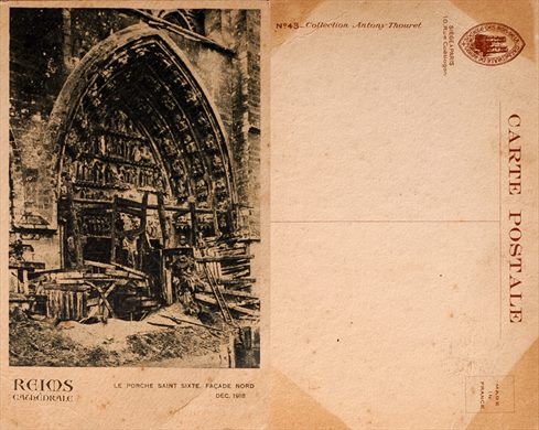 Franca Reims Catedral (Societe des Amis de la Cathedrale de Reims) (Collection Antony Thouret) N43