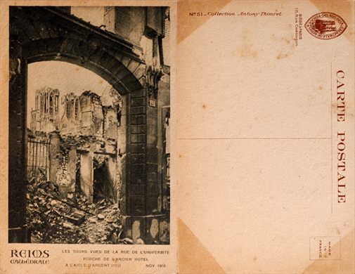 Franca Reims Catedral (Societe des Amis de la Cathedrale de Reims) (Collection Antony Thouret) N51