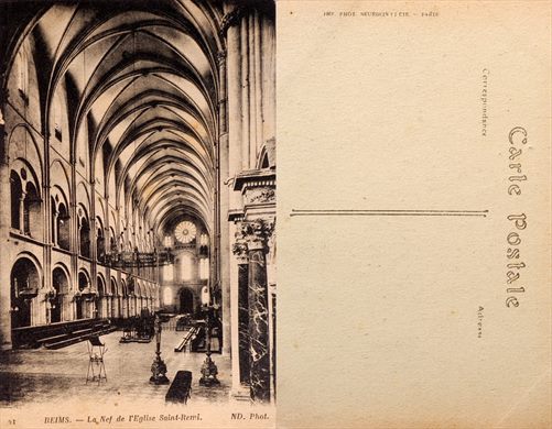 Franca Reims Iglesia Saint Remi (Neurdein et Cie.) 21