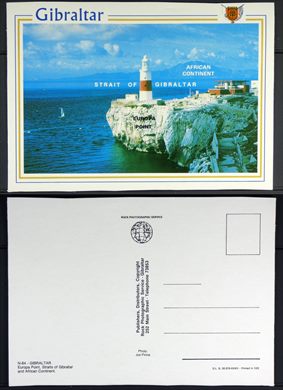 Gibraltar N-84 - Rock Photographic Service