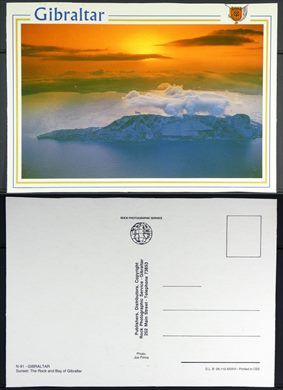 Gibraltar N-91 - Rock Photographic Service