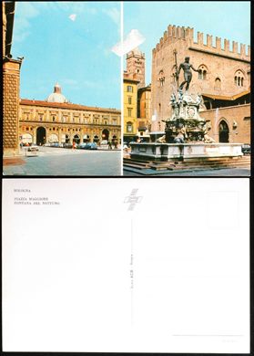 Italia Bologna - Plazza Maggiore Fontana del Nettuno