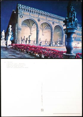 Italia Firenze - Loggia dei Lanzi - Notturno - 38