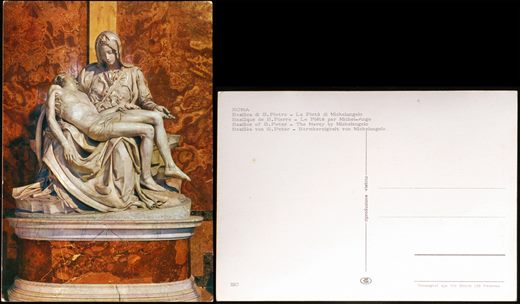 Italia Roma Basilica di S. Pietro - La Pieta di Michelangelo 1110