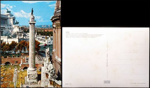 Italia Roma Colonna e Foro Traiano ed il Vittoriano SAR195