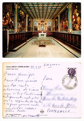 Italia Siena Santuario Casa Di S. Caterna da Siena