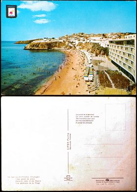 Portugal Albufeira vista geral da praia - 349