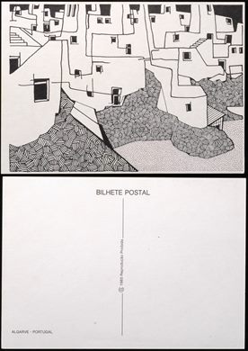 Portugal Algarve desenhos preto e branco - CD2