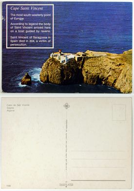 Portugal Algarve Sagres Cabo de Sao Vicente 1586