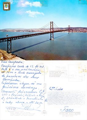 Portugal Almada Ponte Salazar vista de Almada - 414