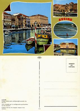 Portugal Aveiro cidade famosa pela configuracao peculiar da sua ria - 1619