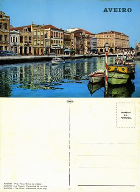 Portugal Aveiro ria. Panoramica da cidade - 1671