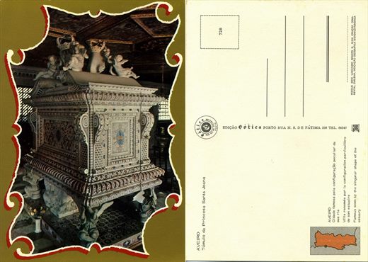 Portugal Aveiro tumulo da Princesa Sta. Joana - 728
