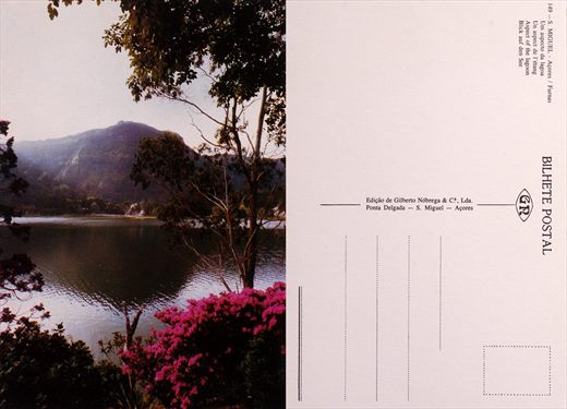 Portugal S. Miguel Furnas aspecto da lagoa - 149