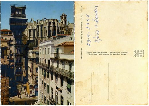 Portugal Lisboa Elevador de Santa Justa - F-292