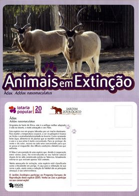 Portugal Lisboa Jardim Zoologico AeE Adax