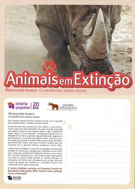 Portugal Lisboa Jardim Zoologico AeE Rinoceronte-branco