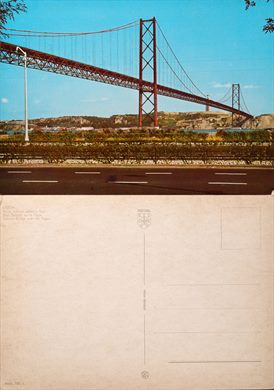 Portugal Lisboa Ponte Salazar sobre o Tejo - 780-L