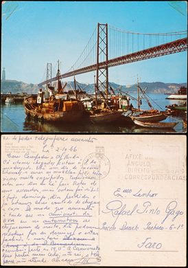 Portugal Lisboa Ponte Salazar sobre o Tejo - 782-L