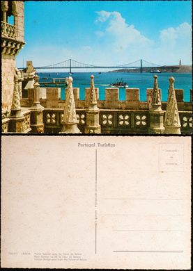 Portugal Lisboa Ponte Salazar vista da Torre de Belem - 755-172