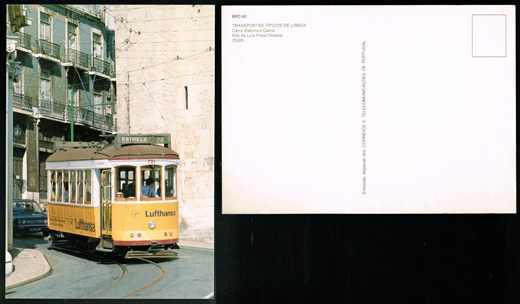 Portugal, Lisboa, Transportes tipicos de Lisboa BPC-91